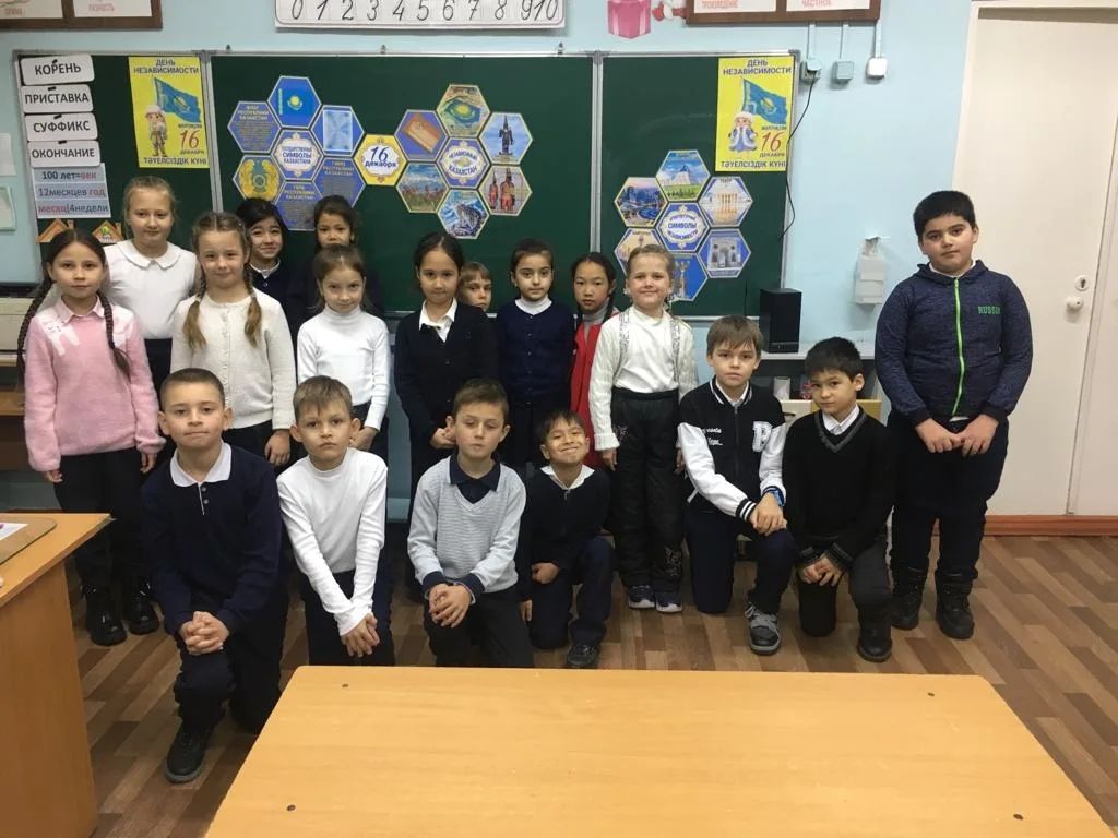 әуелсіздік күніне 2 "Г" сынып жетекшісі Е.Соколова "Независимость- это счастье страны!" тақырыбында сынып сағатын өткізді.