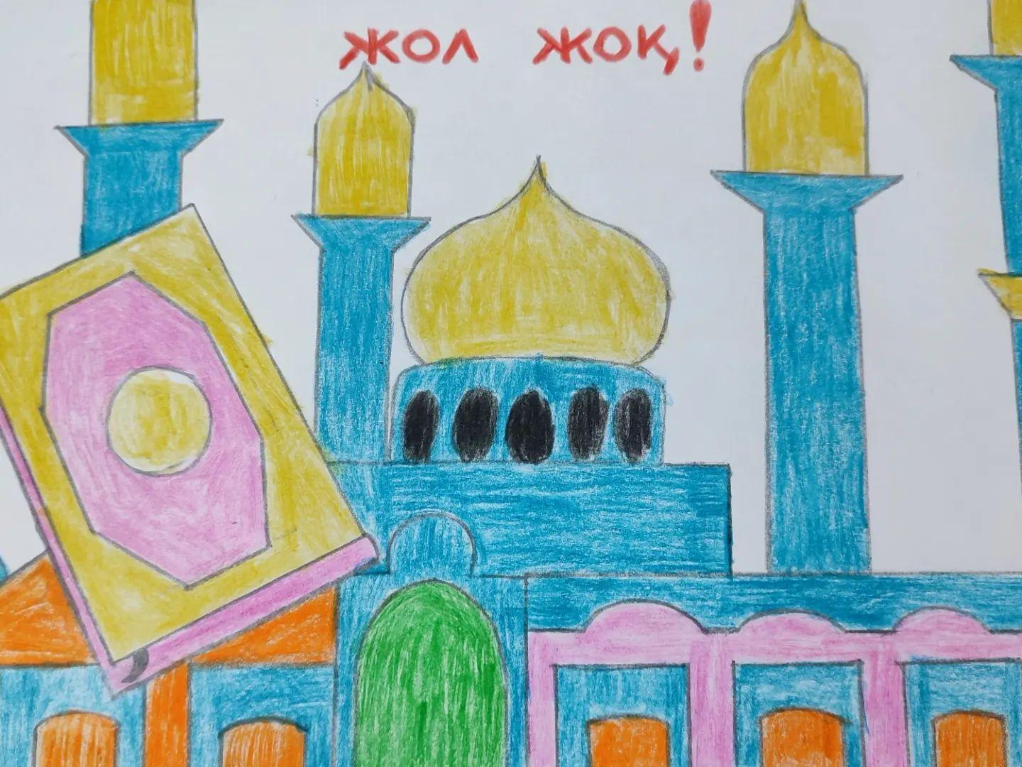 Мектеп бойынша ағымдағы жылдың 16 қаңтар және 26 қаңтар аралығында "Діни экстремизм және терроризм -төніп тұрған қауіп" онкүндігі аясында технология пәні мұғалімдері А.Усманова,Т.Козлова"Балалар терроризмге қарсы" тақырыбында сурет байқауы.